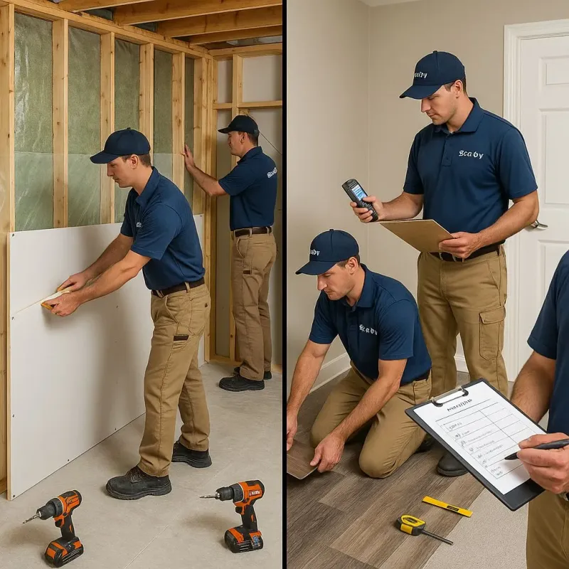 Repairs and Reconstruction process in Lake Los Angeles, CA